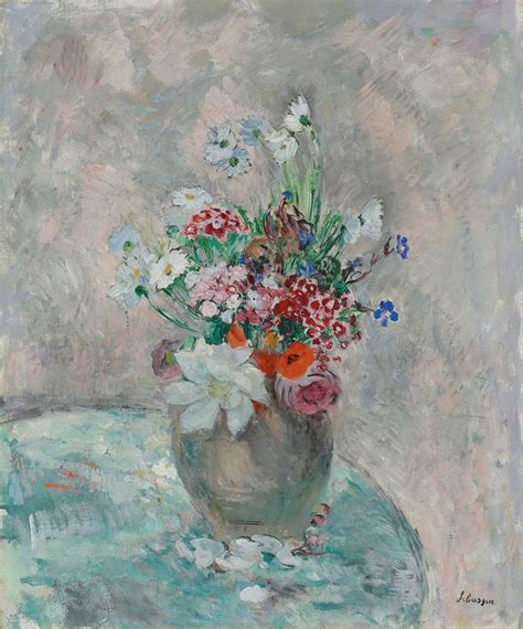 Fleurs Dans Un Vase By Henri Lebasque Artvee