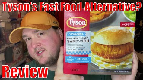 Review New Tyson Original Frozen Chicken Breast Sandwiches Youtube