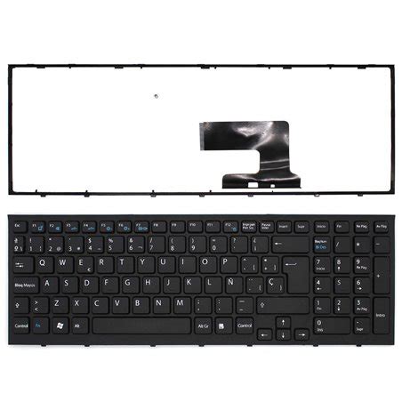 Teclado Para Port Til Sony Vaio Vpc El Eh Con Marco Negro