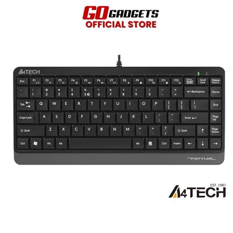 A4Tech FKS11 Fstyler Compact Size Wired Keyboard USB Grey Lazada PH