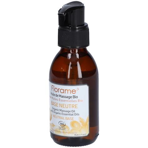 Florame Florame Huile De Massage Base Neutre Bio Ml Redcare Pharmacie