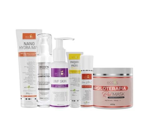 Kit Skincare Facial Cuidado Diário Eccos Cosméticos BCMED