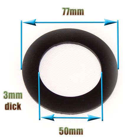 Flachdichtung X X Mm Aus Epdm Gummi Als Ring F R Schlaucht Llen