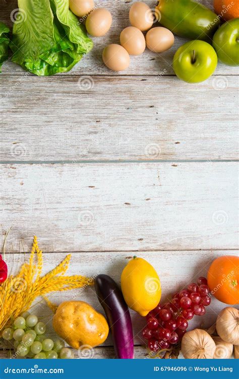 Conceito Saudável Do Fundo Do Alimento Foto de Stock Imagem de