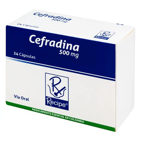 Cefradina Mg Capsulas Rc Farmaprime