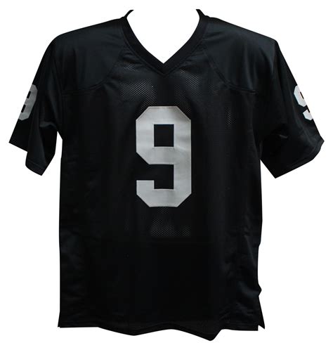 Shane Lechler Autographed Signed Pro Style Black Xl Jersey Beckett Bas