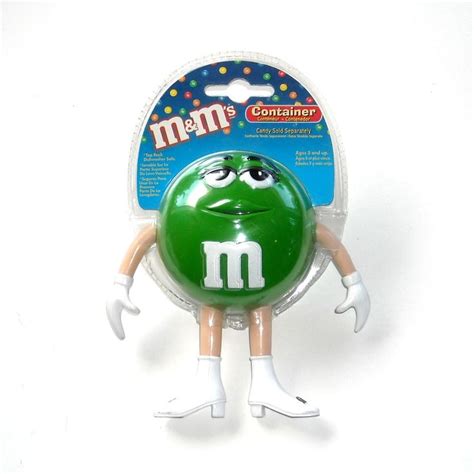 M&M Green Character Sealed Container | Green characters, Container ...