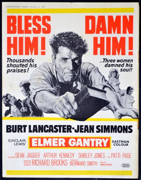 ELMER GANTRY | Rare Film Posters