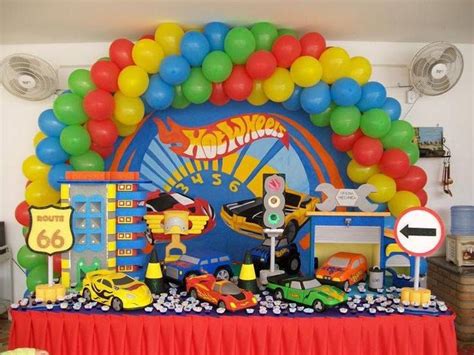 Hot Wheels Fiesta Tem Tica Hot Wheels Birthday Hot Wheels Party Hot Wheels Party Decorations