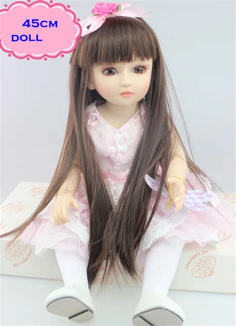 18inch Princess Style Reborny Sd Bjd Doll With Full Silicone Vinyl Doll