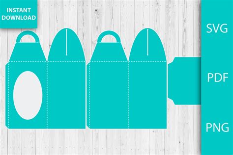 Box Template Svg Rectangular Box Svg Packaging Box Svg Box Etsy