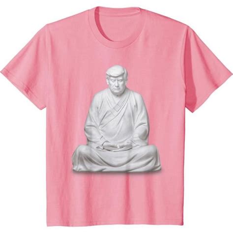 Statue De Bouddha Chinois Trump Zen T Shirt Q Cdiscount Maison