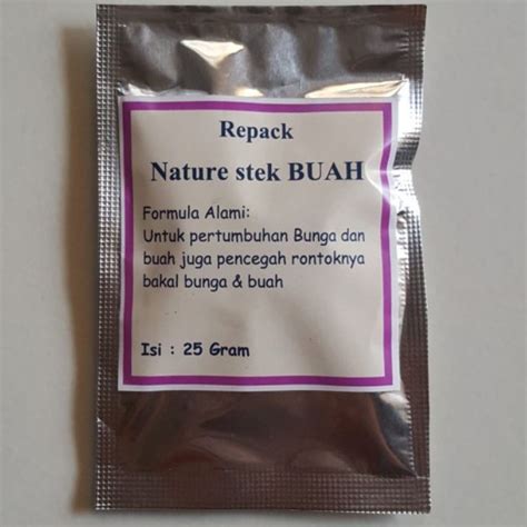 Jual Pupuk Nature Stek Buah Repack Gr Percepat Pertumbuhan Buah Dan