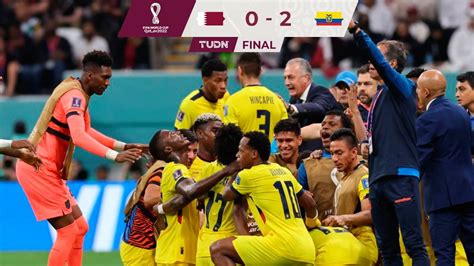 Ecuador venció 0 2 a Qatar en el inicio de la Copa del Mundo 2022