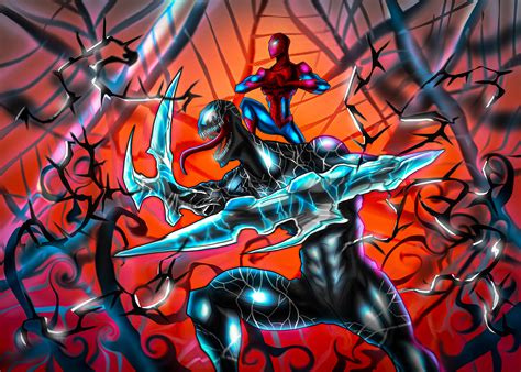 Venom And Spiderman Team Up