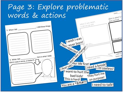 CBT Emotion Worksheets Links To Each Worksheet Series Social Skills