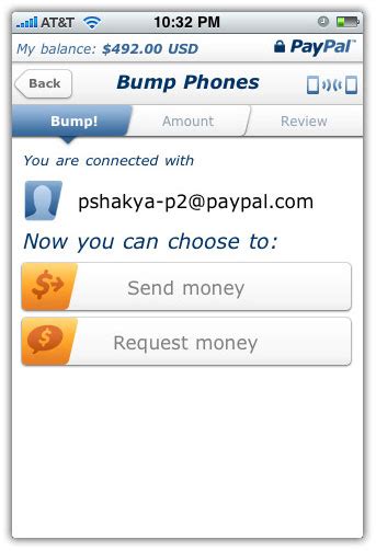 Paypal Iphone App Updated With Bump Feature Iphoneheat