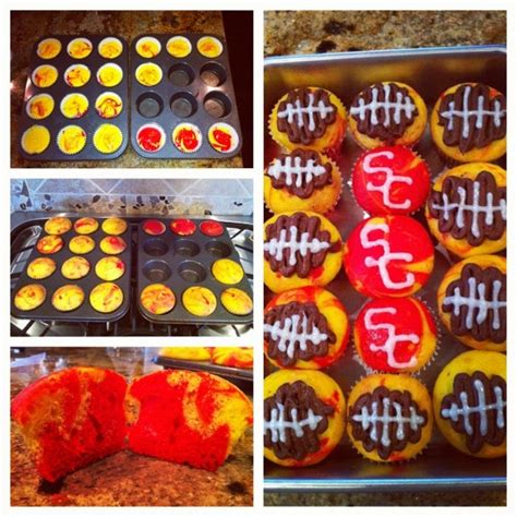 Usc Cupcakes For Trojan Tailgating Cardinalgold Football