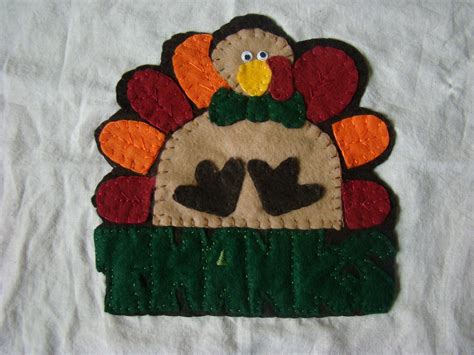 Felt Applique Turkey 9 Steps Instructables