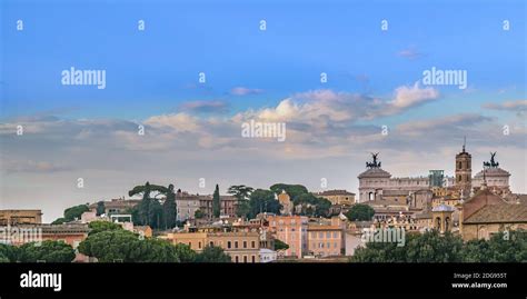 Aerial View Rome Cityscape Stock Photo - Alamy