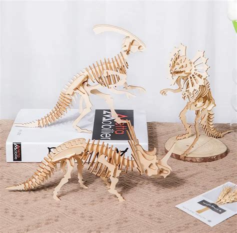 5 pc Dinosaur 3D Puzzle Set – JMCK Supply