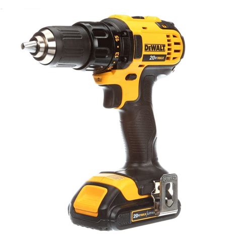 Dewalt 20 Volt Max Lithium Ion Cordless Compact Drill Driver Dcd780c2 The Home Depot