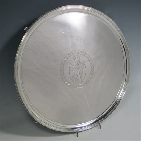 Salvers In Antique Sterling Silver Bryan Douglas Antique Sterling