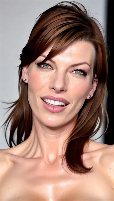 Dopamine Girl A Realistic Photo Of Milla Jovovich Facial Cuckold Cum