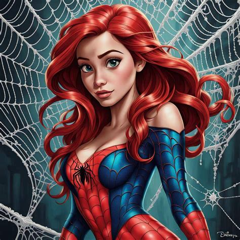 Spider Princess Ariel After The Bite By Pfadi009 On Deviantart