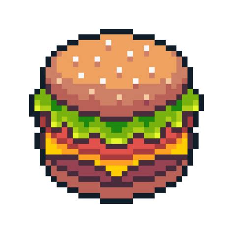 pixel art burger 31 Idées et designs pour vous inspirer en images