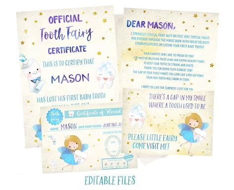 Tooth Fairy Letter Template Free Advisorgsa