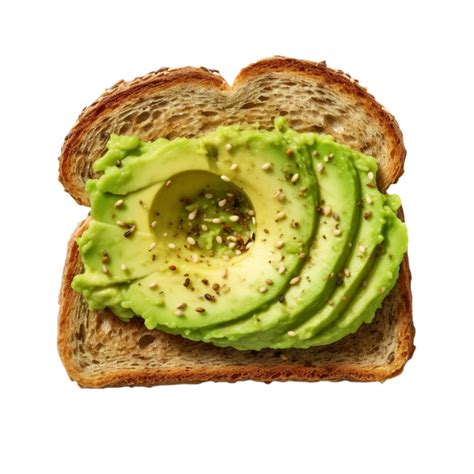 Healthy Avocado Toasts For Breakfast Or Lunch With Rye Bread Ai Generative 30724772 Png