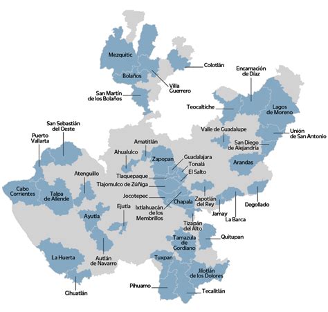Los Altos De Jalisco Mexico Map - United States Map