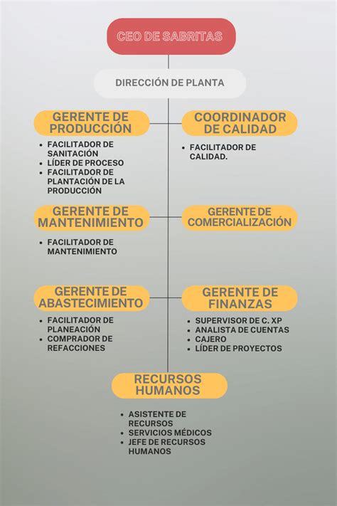 Organigrama De Sabritas Conoce Su Estructura Organizacional