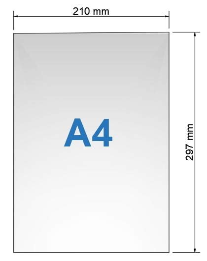 What Is A4 Size Paper Iso 216 Recommendation Of A4 Size A