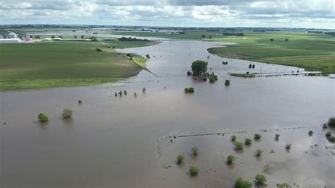 Drone Video Captures Dramatic Look At Catastrophic Flooding In Iowa