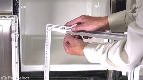 Frigidaire Refrigerator Repair How To Replace The Crisper Frame YouTube