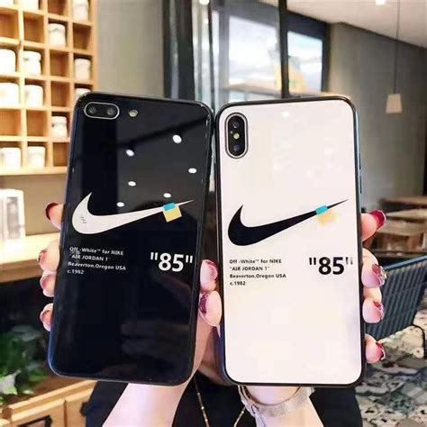 Off White X Nike Tempered Glass Iphone Case Nike Iphone Cases Iphone