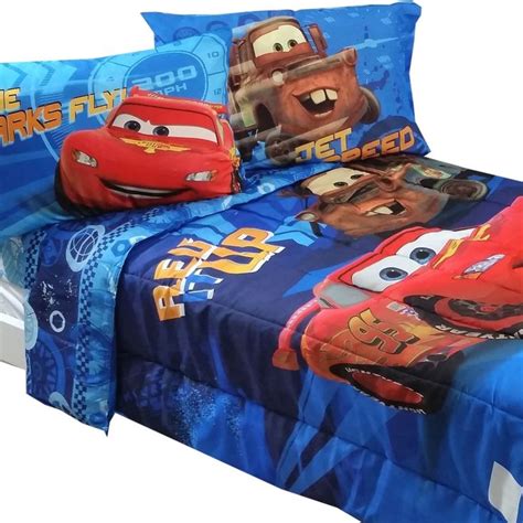 Cute Disney Cars Full Bedding Set Lightning Mcqueen Disney Comforter