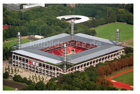 Luftaufnahme Köln Rheinenergiestadion Köln