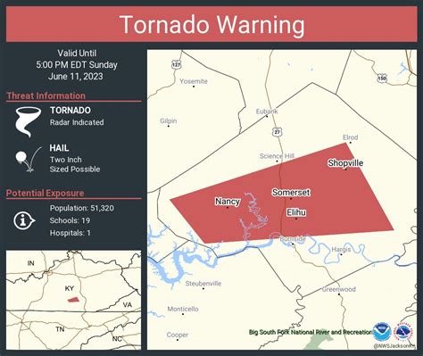 NWS Tornado on Twitter: "Tornado Warning including Somerset KY ...