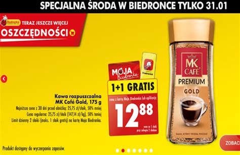 Środa pełna oszczędności w Biedronce wyjątkowa promocja 1 1 gratis na