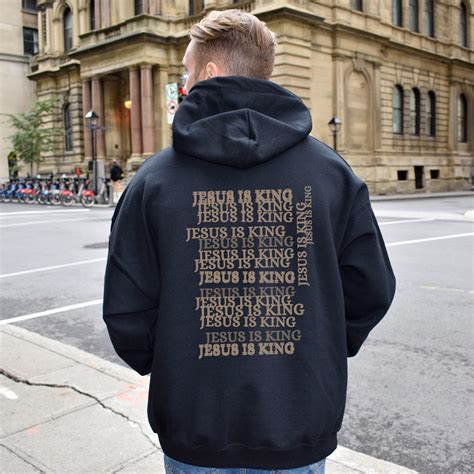 Jesus Is King Shirt Christian Streetwear Jesus Is King Hoodie Jesus Is King Faith Based Shirt