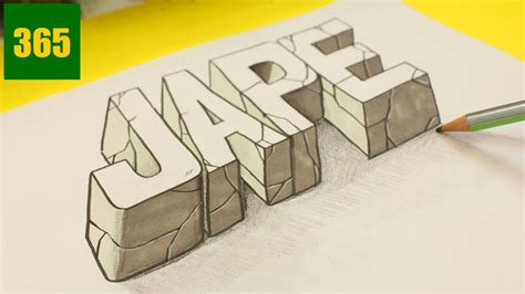 Incredible Trick Comment Dessiner Votre Nom En D Tape Par Tape