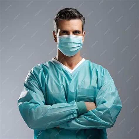 Premium Photo Professional Portrait Photo Of A Surgeon Wearing Uniform