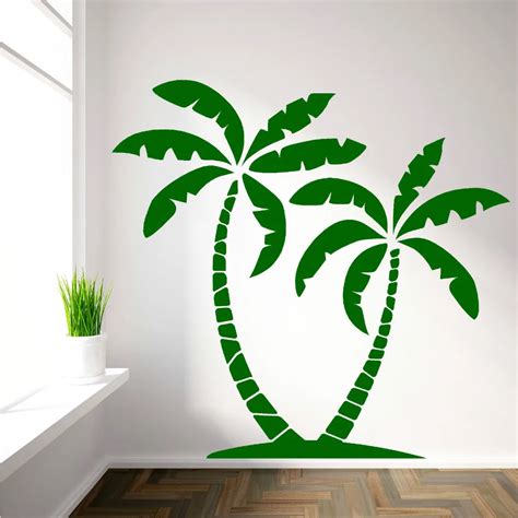 Buy 2 Palme Removable Wall Decal Palms Tree Vinyl Wall