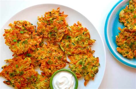 Quick And Crispy Vegetable Fritters Just A Taste