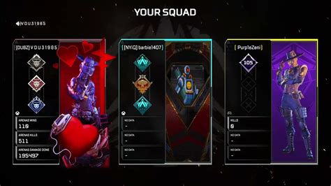 Apex Arenas Ranked Leaderboard