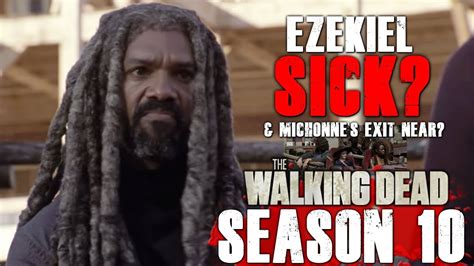 The Walking Dead Season 10 Episode 5 Ezekiel Sick And Michonnes Exit Near Youtube