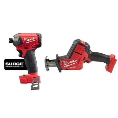 Milwaukee M18 Fuel Surge 18v Lithium Ion Brushless Cordless 14 In Hex Impact Driver Whackzall